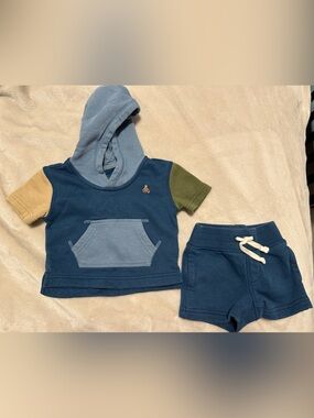 Baby Gap Colour Block Matching Sweater Shorts Set Size 3-6 Months Baby